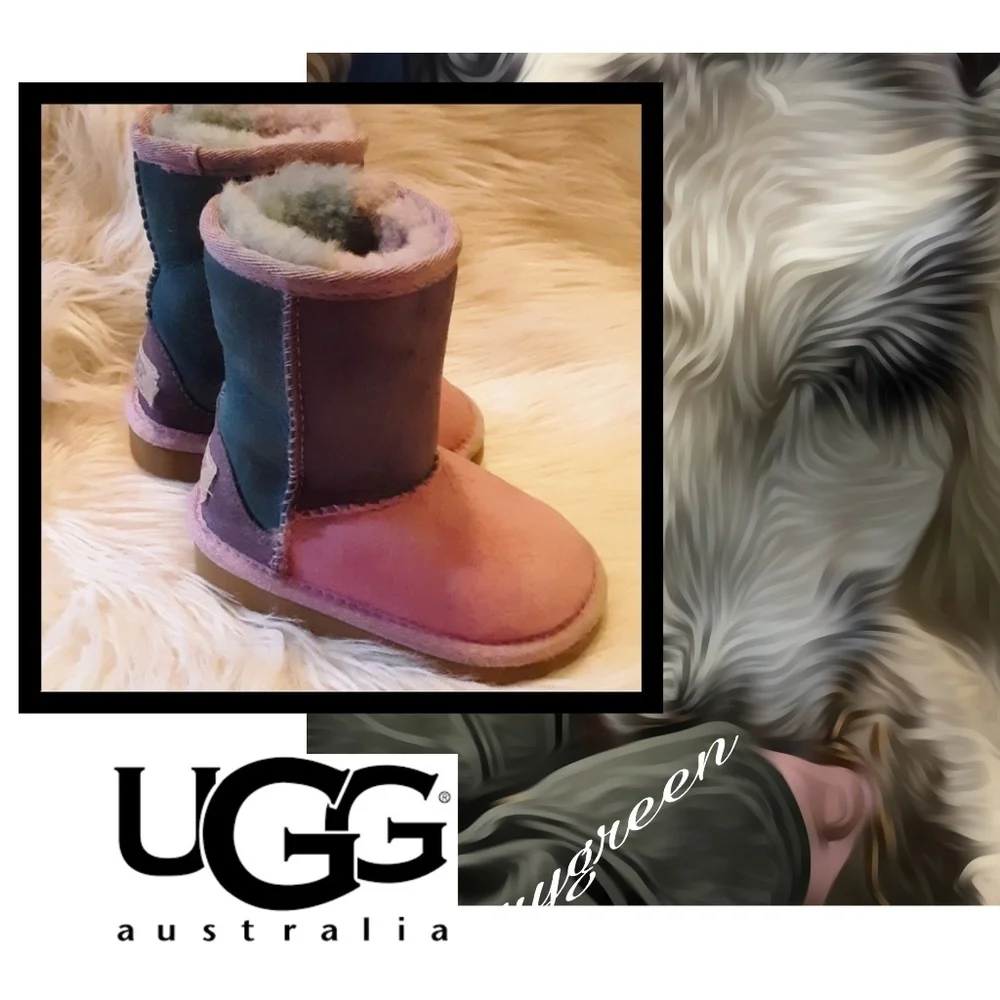 Tri Color Adorable UGGS!🙆♀️ - Picture 1 of 4